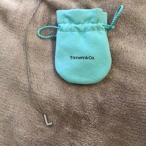 Tiffany’s ‘L’ initial necklace